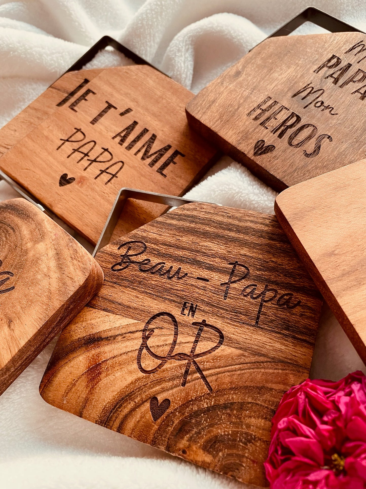 Sous-verres Papa (pack de 4)