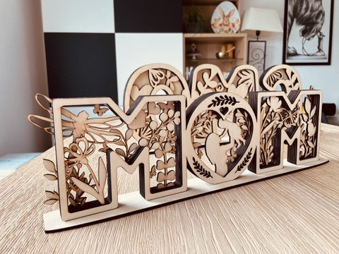Décoration "Mom"