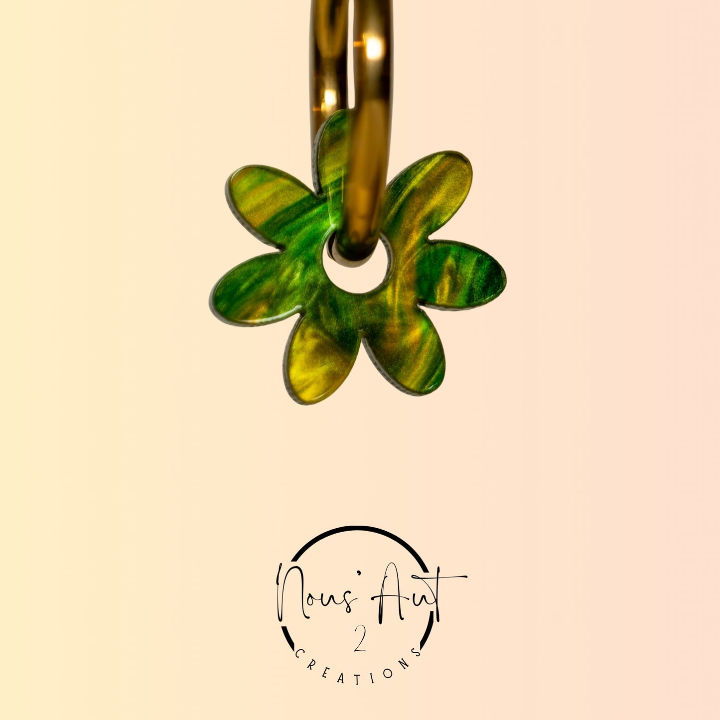 Pendentif enfant Fleur en acrylique Enchanted Forest Nous’Aut 2