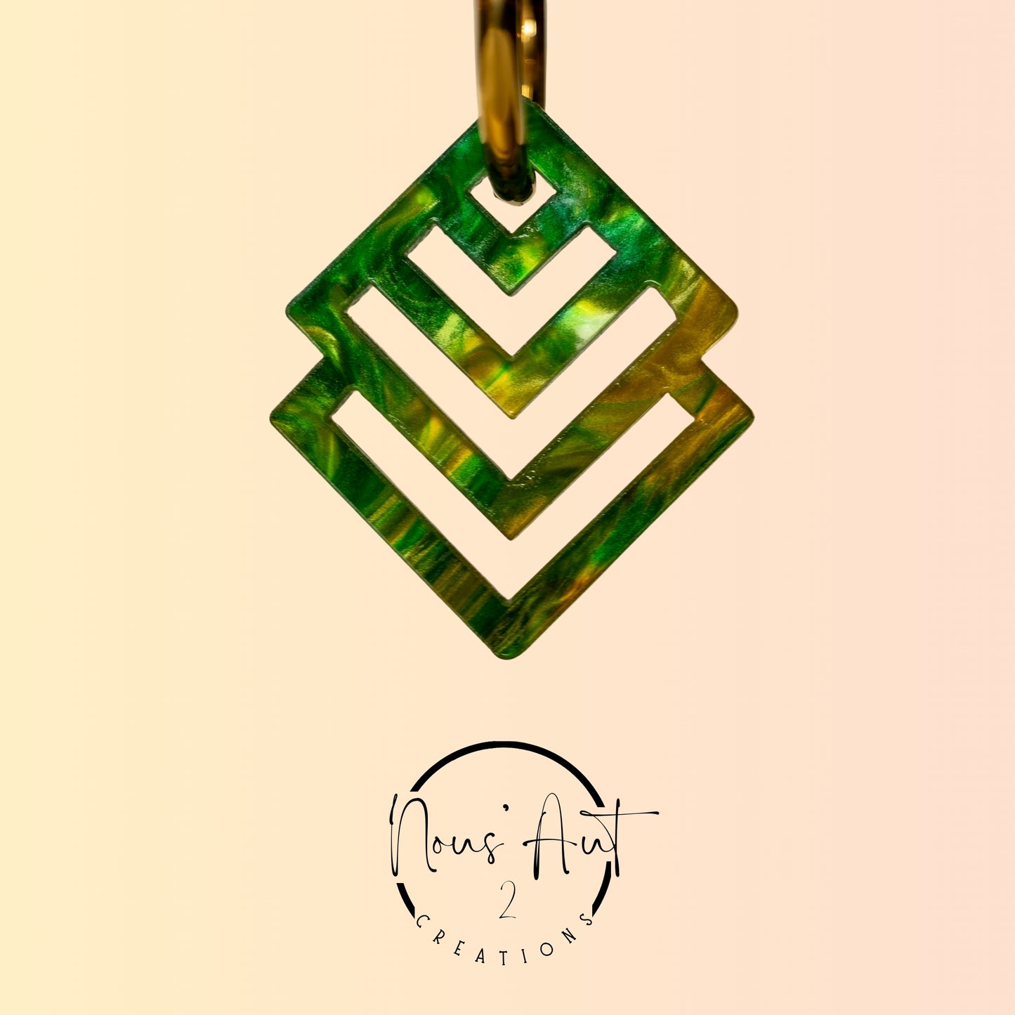 Pendentif Losange en acrylique Enchanted Forest Nous’Aut 2