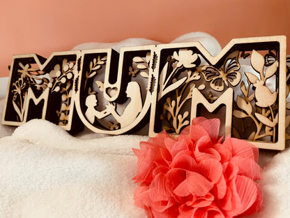 Décoration "Mum"