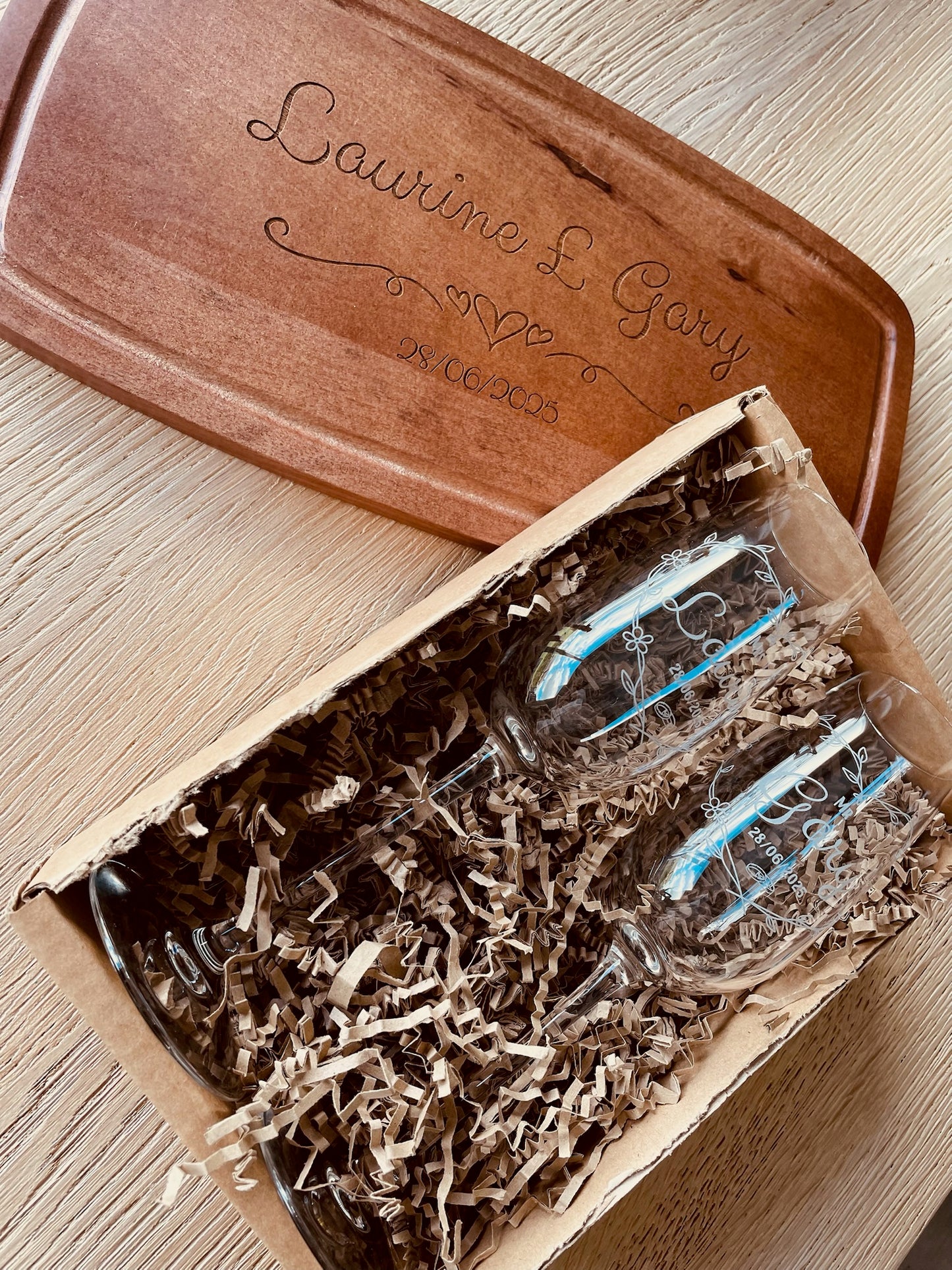 Flûte à champagne gravée Nous’Aut 2