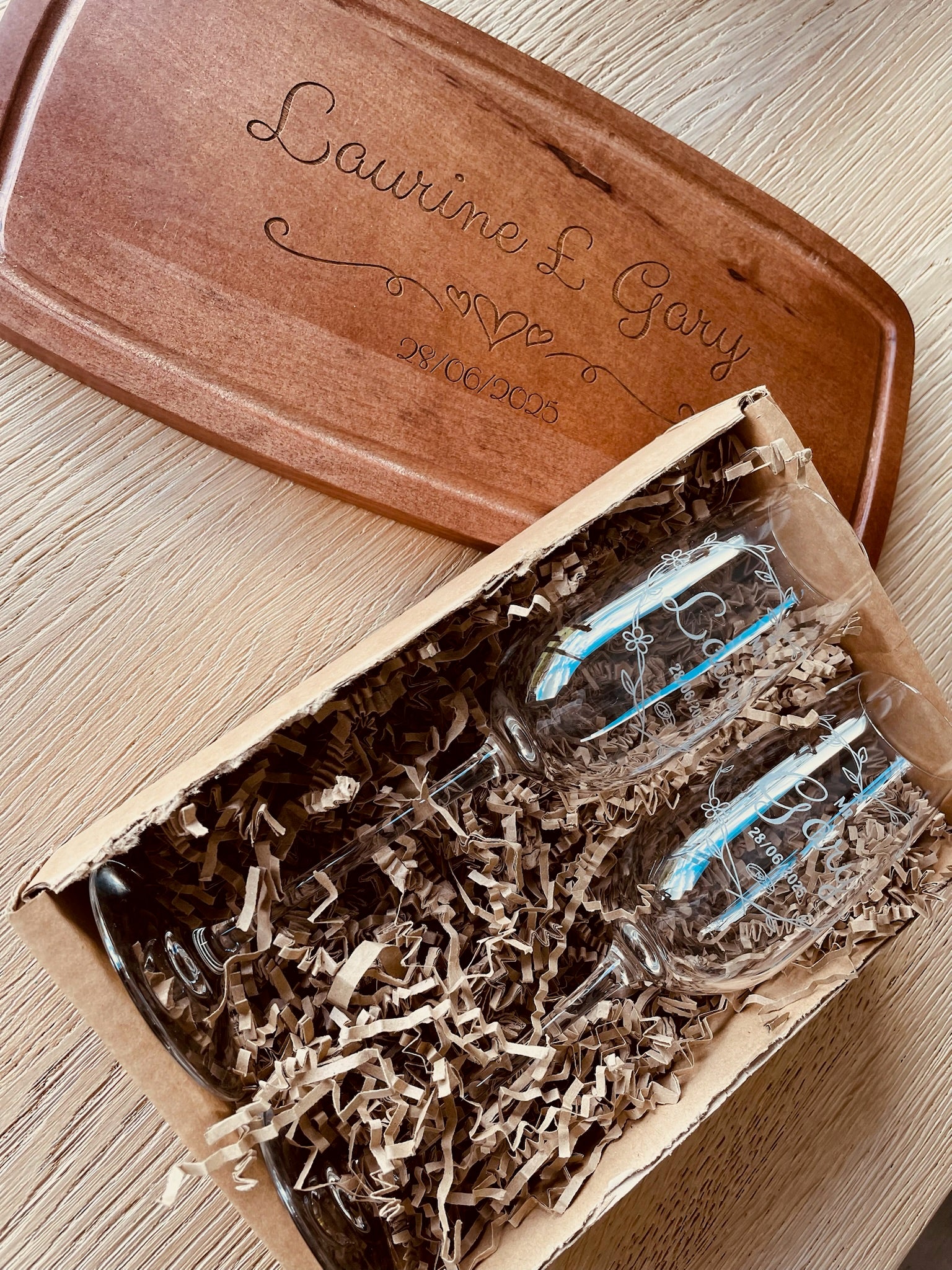 Flûte à champagne gravée Nous’Aut 2