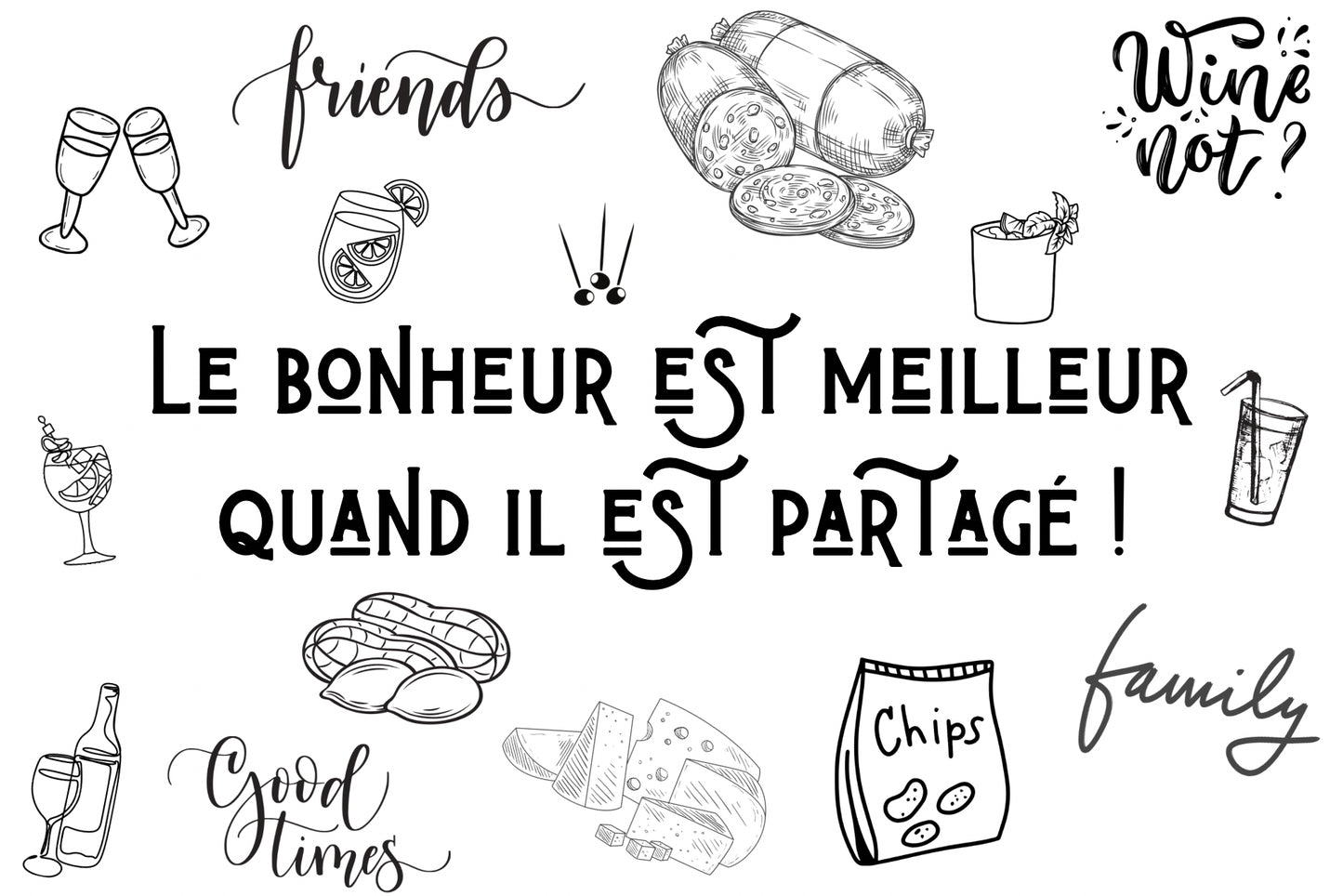 Planche apéro manguier