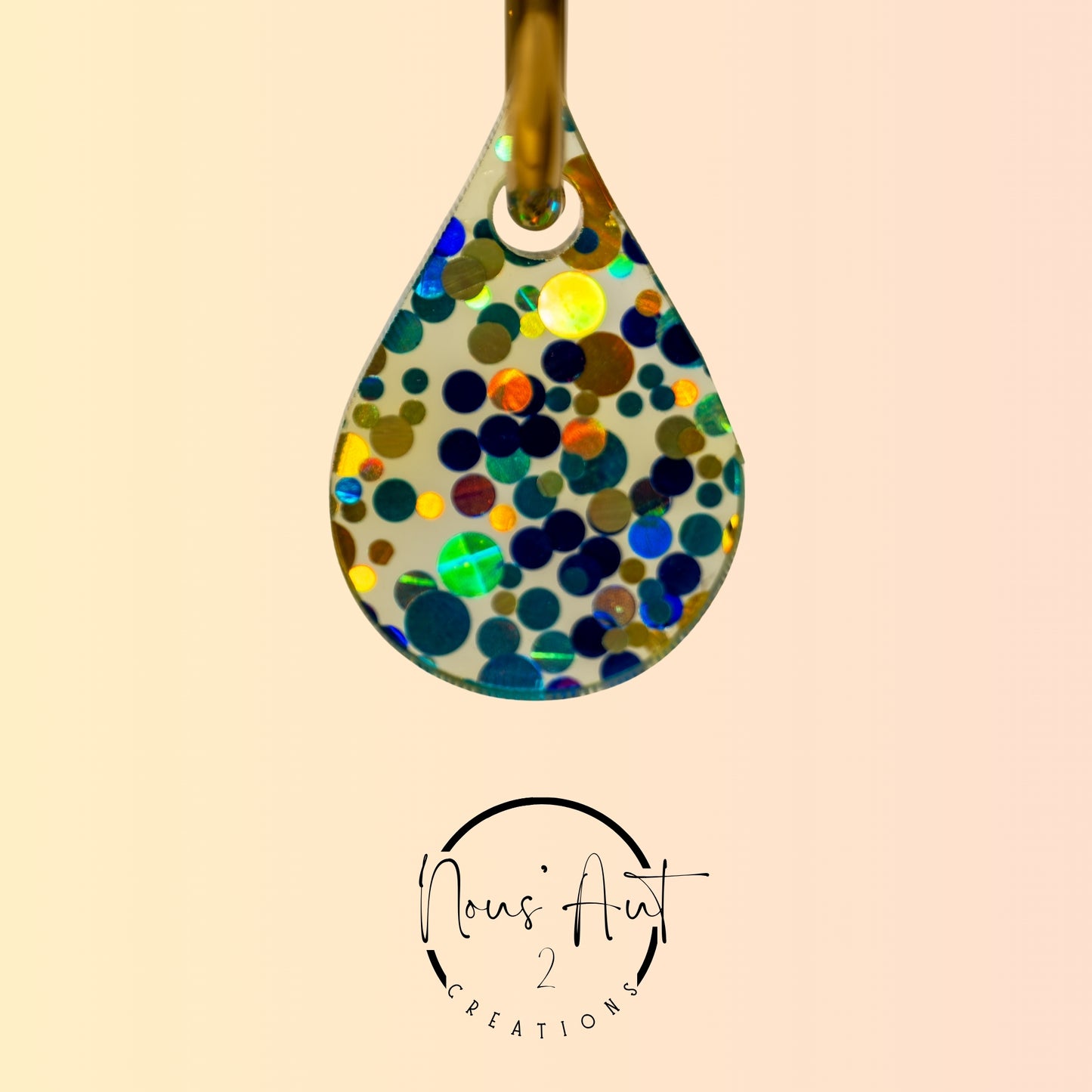 Pendentif Goutte en acrylique Ocean Nous’Aut 2