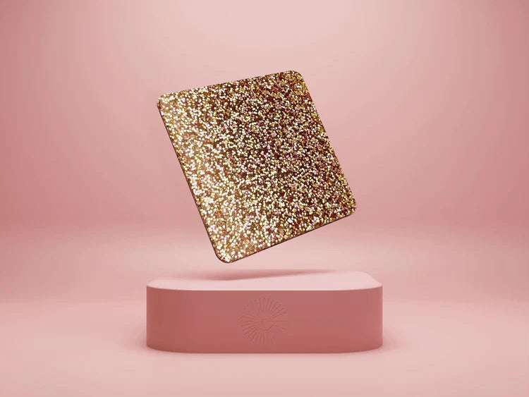 Pendentif Goutte en acrylique Rose Gold paillette Nous’Aut 2